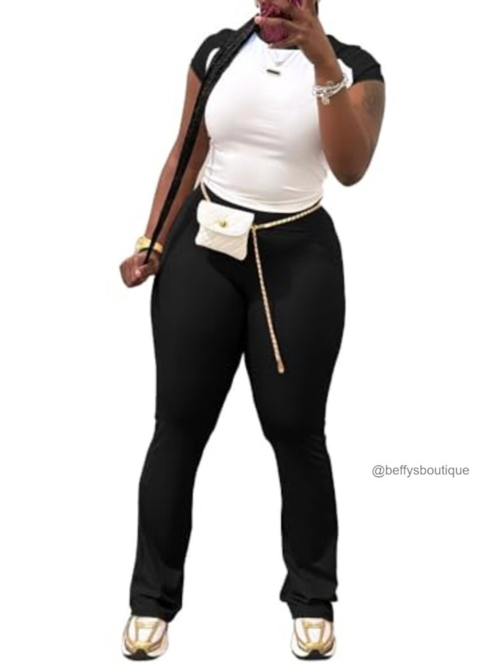 Straight Leg Track Pants Set with Short Sleeve Crop Top Casual